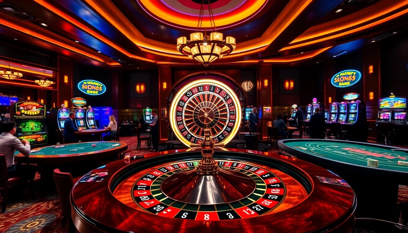 Experience gaming excitement at new 88 casino with elegant tables and vibrant roulette wheels.