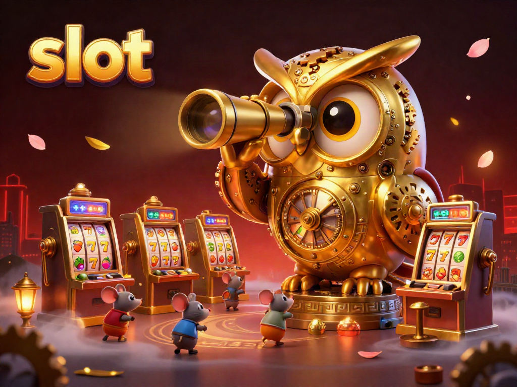 Slot dengan simbol buah dan keberuntungan, menghidupkan suasana kasino yang semarak.
