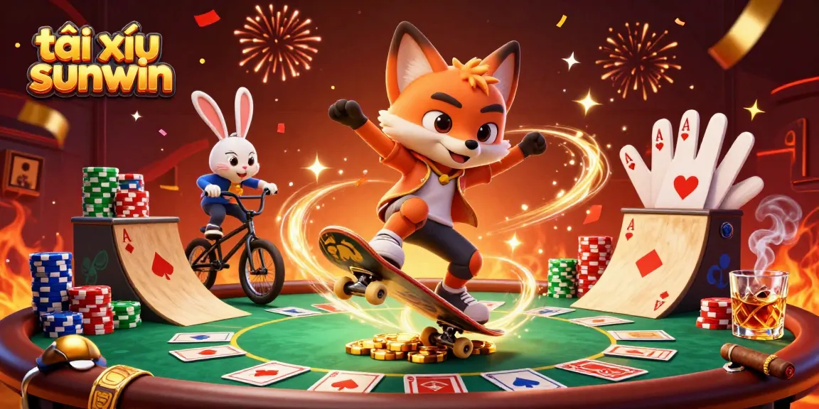 Engage with tài xỉu sunwin action in a vibrant casino scene featuring thrilling characters and game elements.