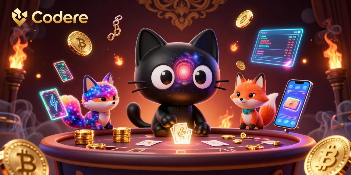 Experience thrilling gaming at Codere casino with a cosmic scene full of action, chips, and vibrant colors.