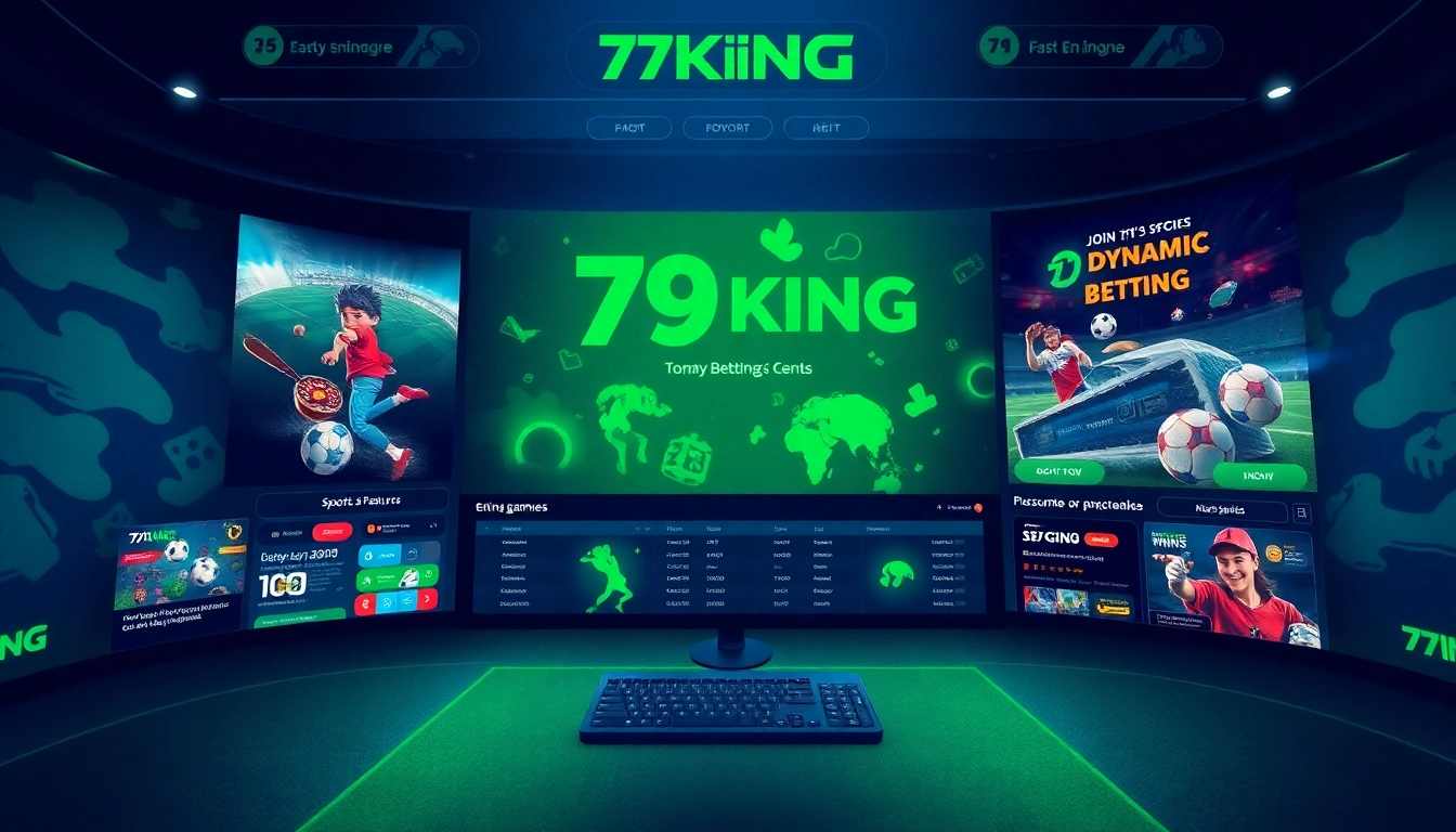 79king online betting platform showcasing vibrant games and promotions.