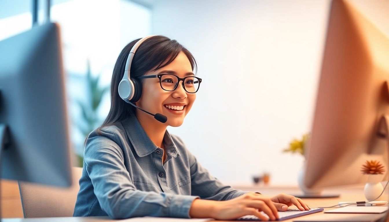 Liên hệ with Cakhia TV's customer support representative on a video call providing assistance.