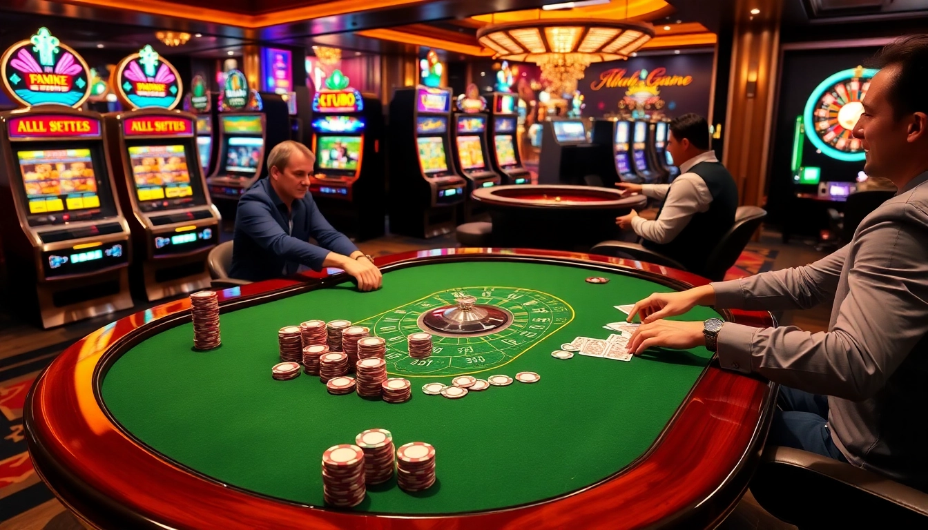 Play engaging poker at https://kkwin.diy/ with vibrant chips, cards, and an exciting atmosphere.