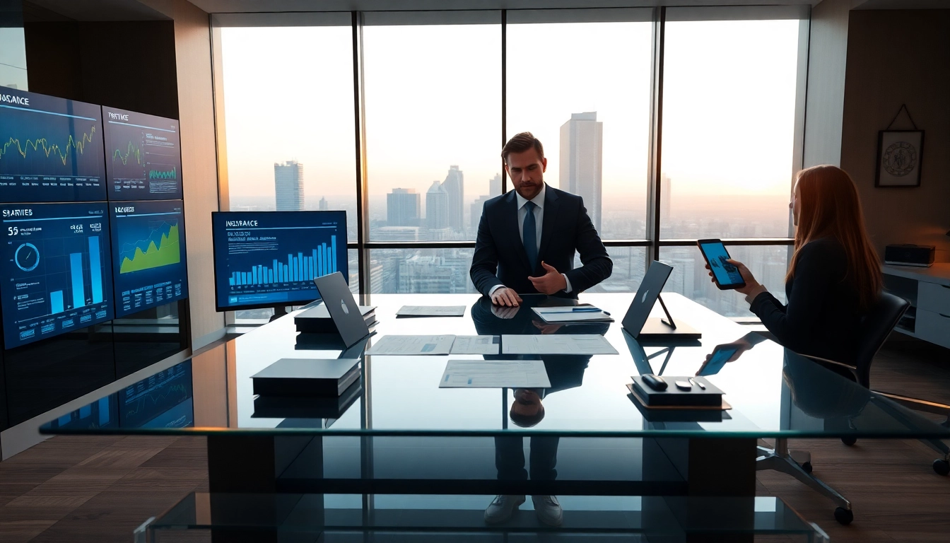 Le bureau moderne de finances illustrant l'approche innovante de 79king en matière d'assurance et de services financiers en 2025