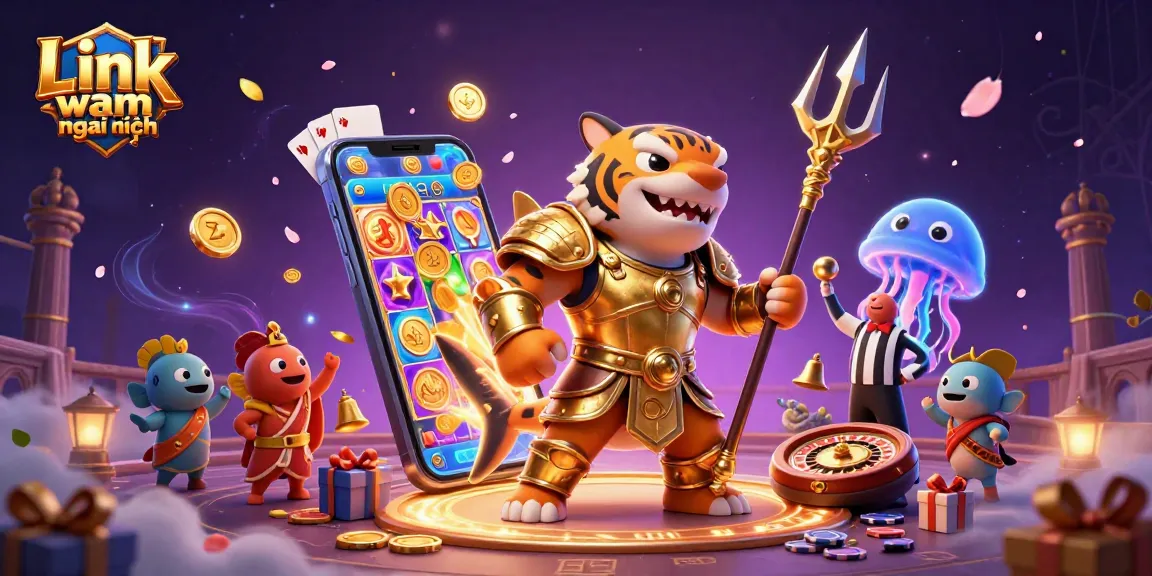 Experience thrilling gameplay at Link vmax mới nhất, featuring vibrant online casino elements in a dynamic underwater scene.