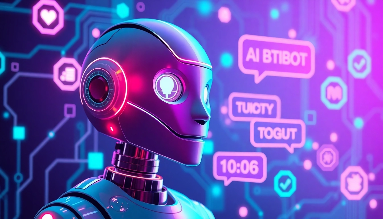 Juicy ai chatbot interface with vibrant colors and inviting ambience.