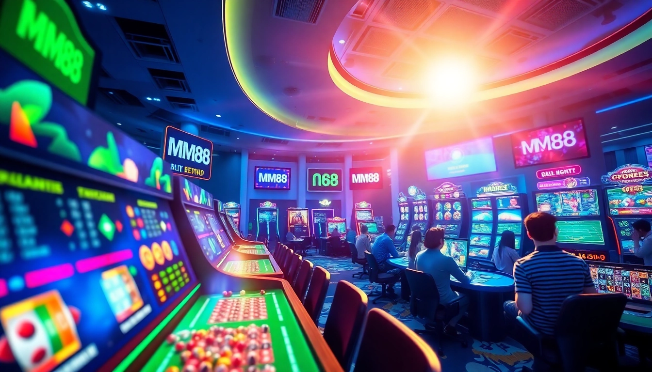 Engaging MM88 gaming experience showcasing online betting and casino features.