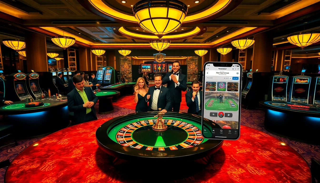 Gambling excitement at a casino with a focus on https://okadabooks.com/ app interface featuring wins.