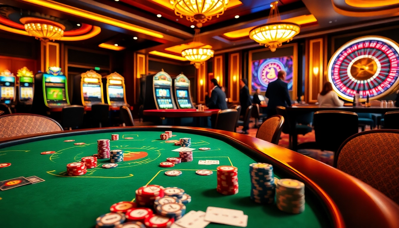 Enjoy thrilling gameplay at https://go8.food/ featuring luxurious casino tables and vibrant gaming action.