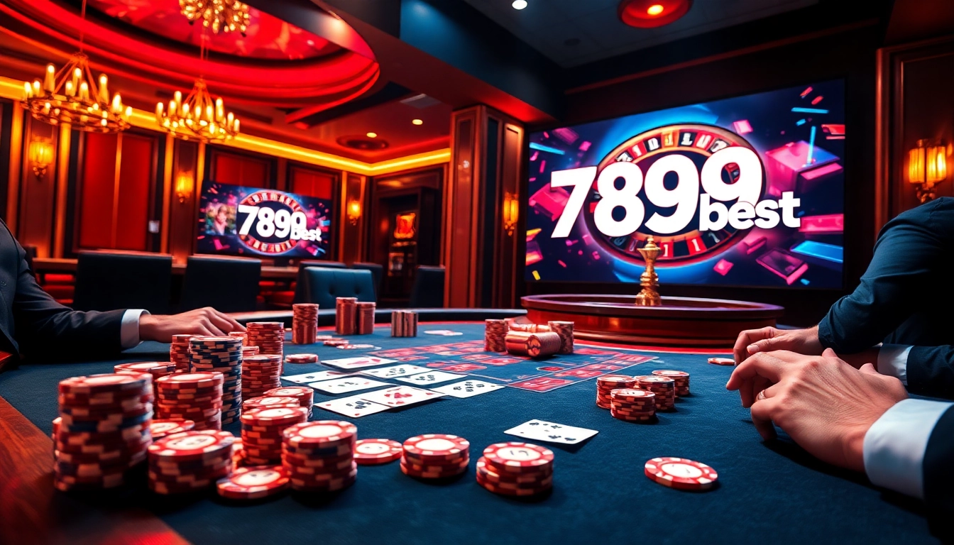 Experience the thrill of gaming at 789f.best, featuring lively poker action and vibrant casino atmosphere.