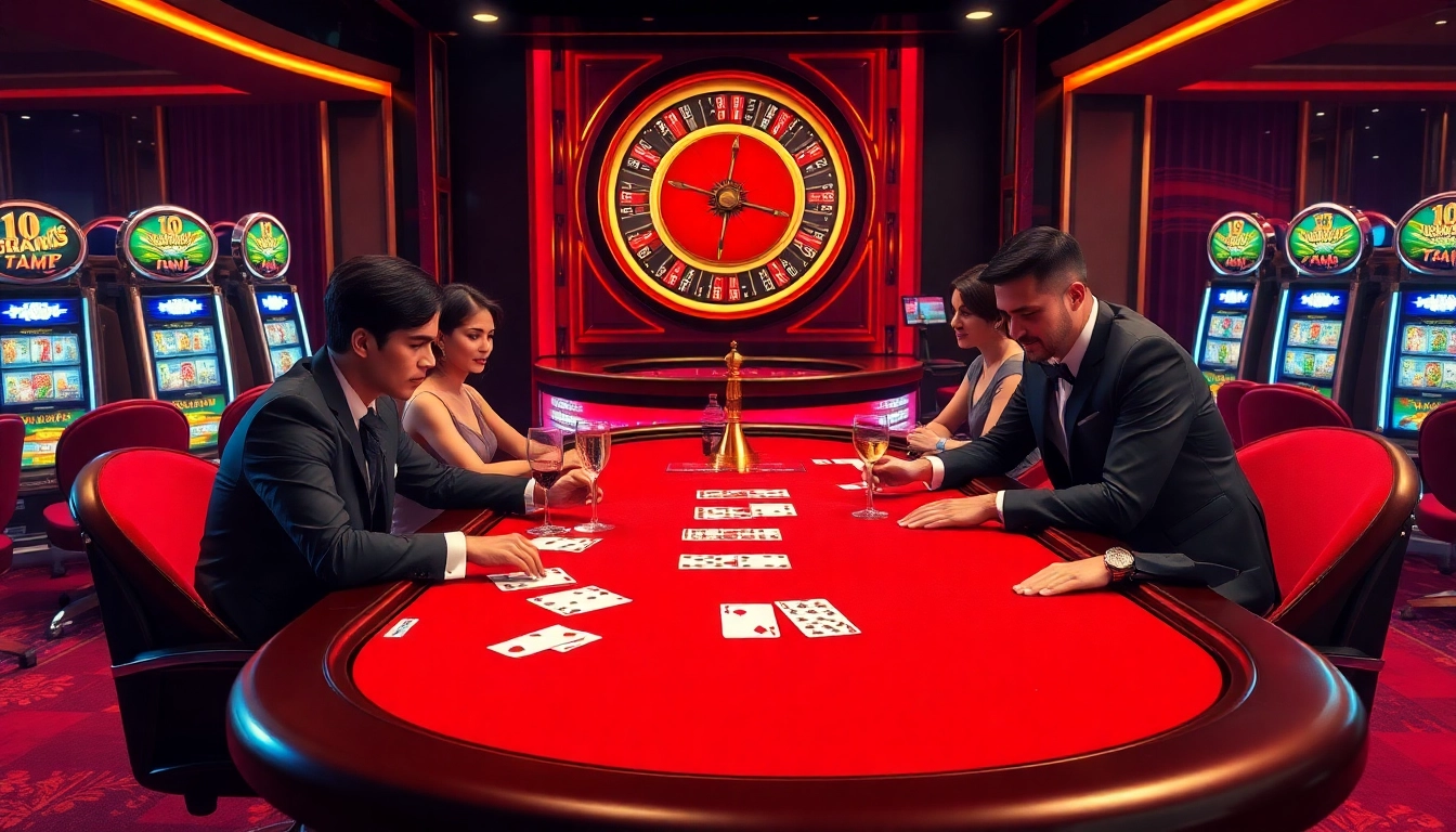 Experience thrilling poker action at https://king888.black/ with a luxurious casino atmosphere, complete with chips and cards.