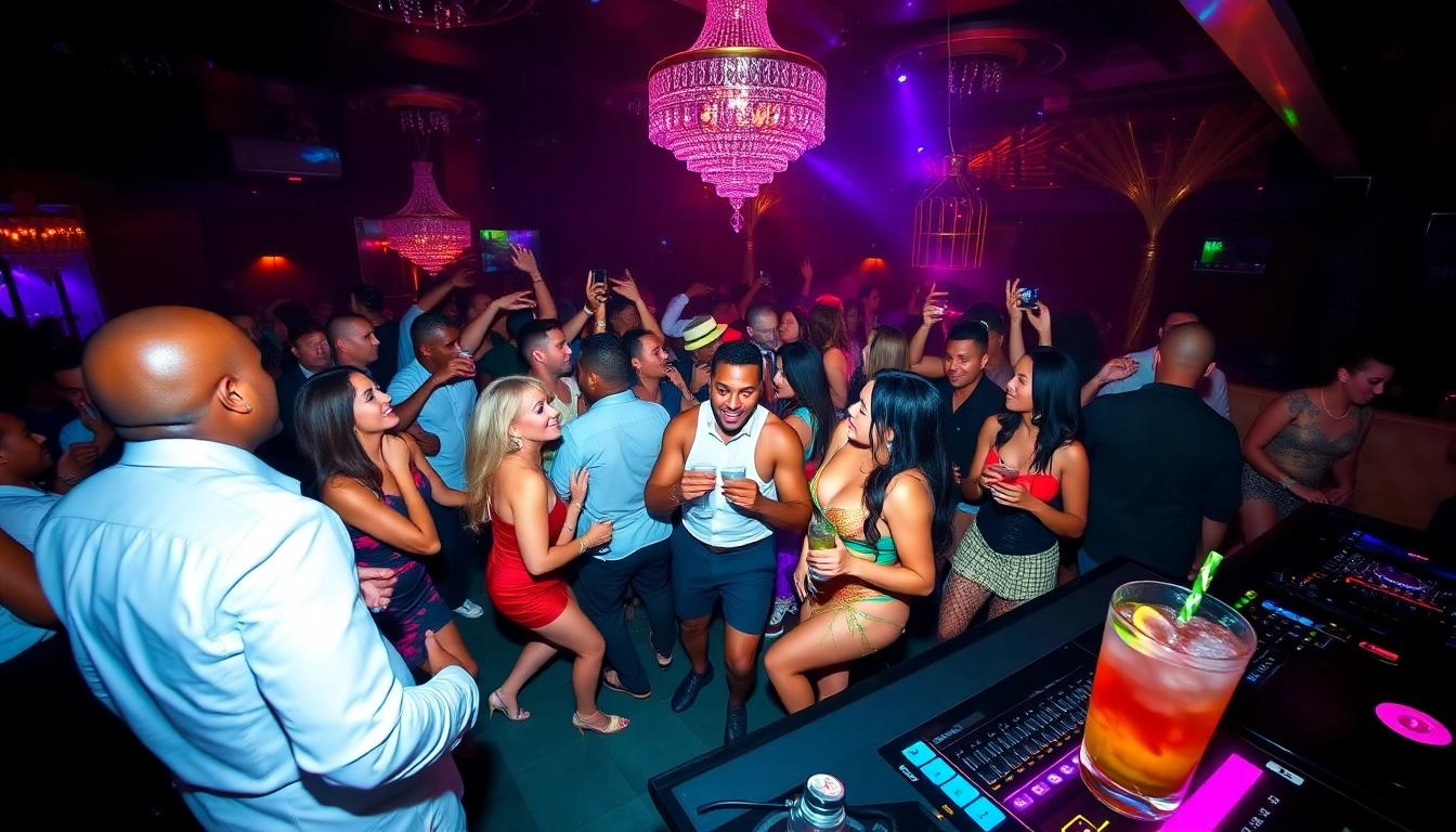 Night club sxm scene at Club Noir with vibrant dancing and signature cocktails.