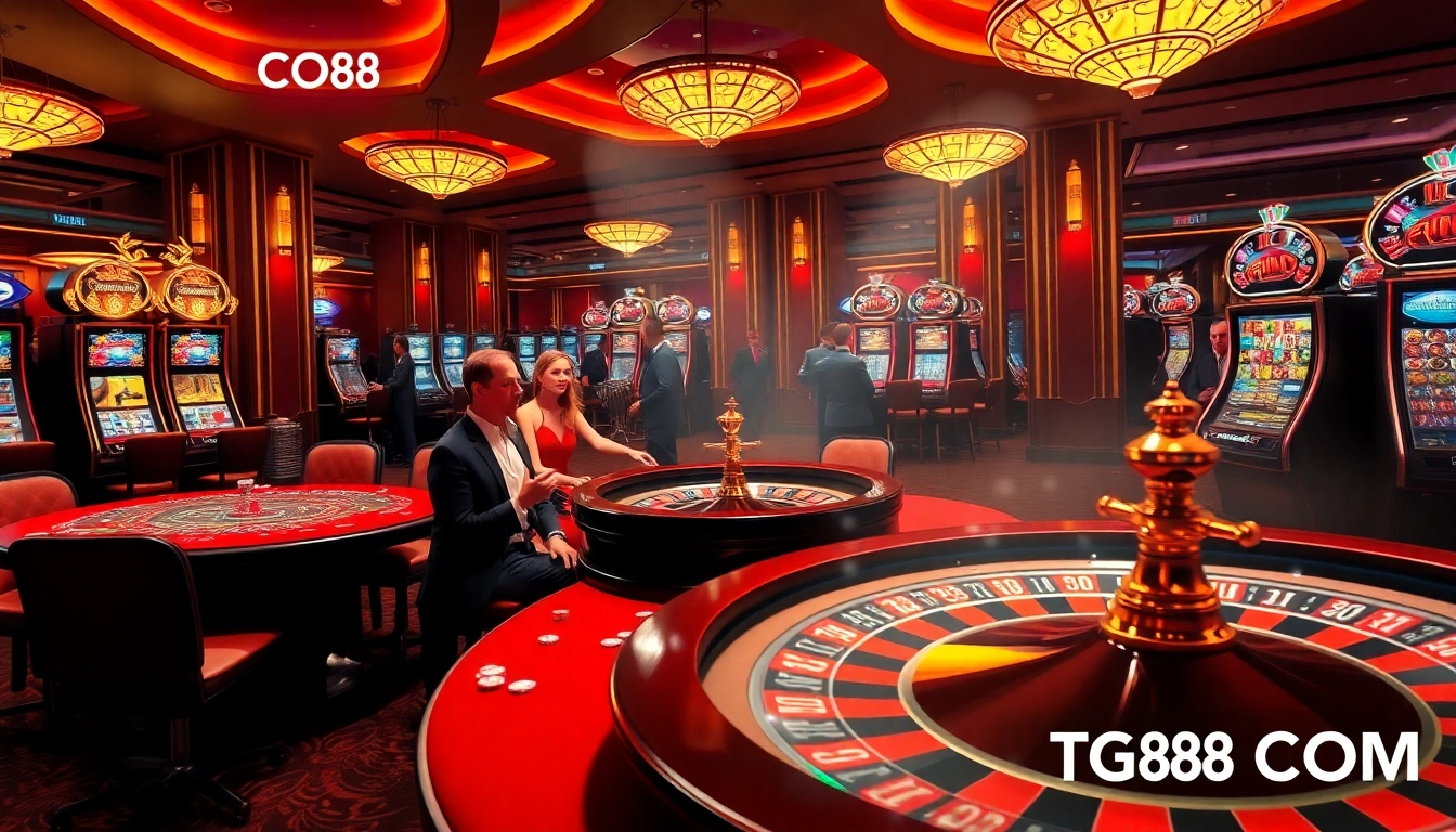 Engaging gamblers enjoy strategic gameplay at TG88 COM's casino tables.