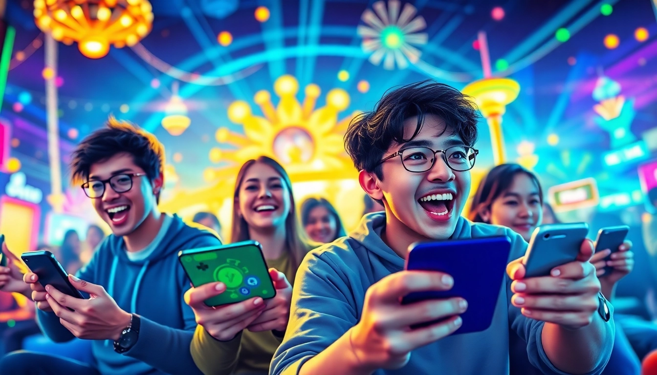 Main players engaging in the qq macan game, enjoying a vibrant gaming atmosphere dan suasana meriah.