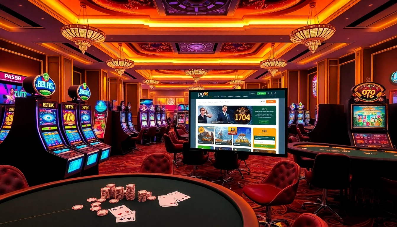 Engage with exciting games at trang chủ pg99, featuring vibrant slots and poker tables.