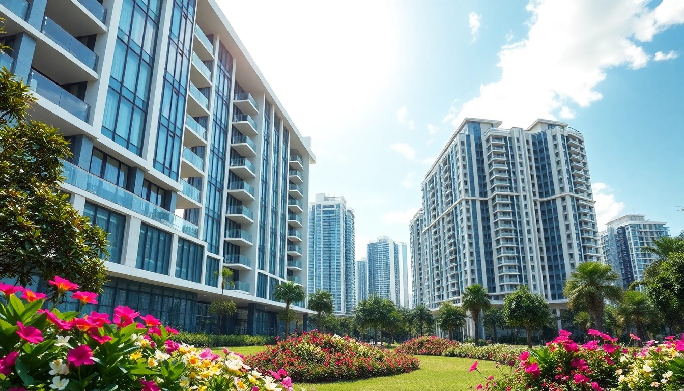 Discover the stunning modern design of the tampines st 95 ec executive condominium surrounded by lush greenery.