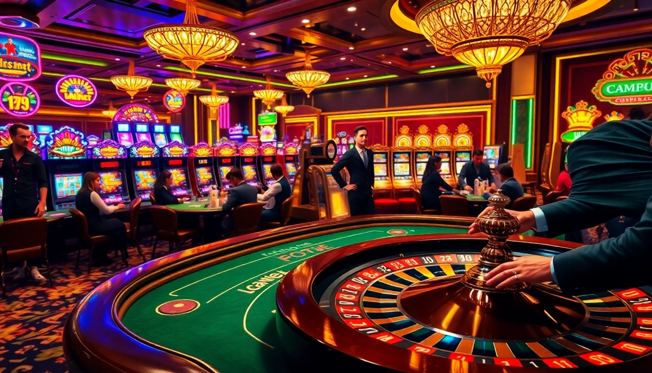 Experience the thrill of gaming at kk55.group with engaging poker tables and vibrant casino visuals.